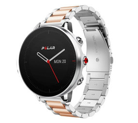 Strap-it Bracelet acier Polar Grit X (argent/or rose)