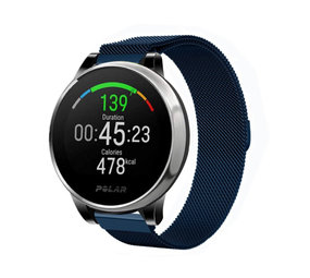 Strap-it Bracelet Milanais Polar Grit X (bleu)