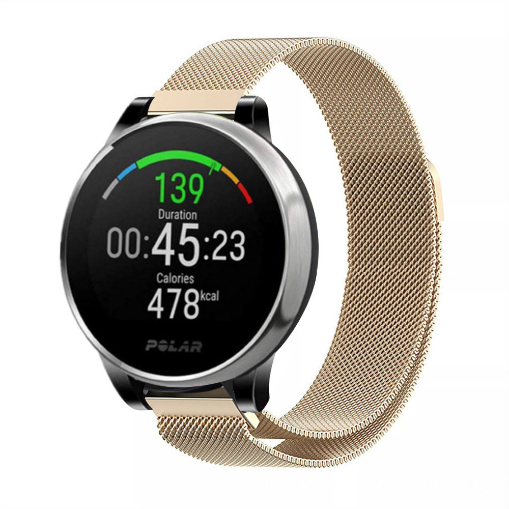 Strap-it Strap-it Bracelet Milanais Polar Grit X (Champagne)