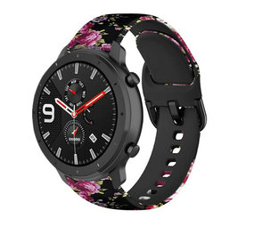 Strap-it Bracelet fleur rose Xiaomi Amazfit GTR