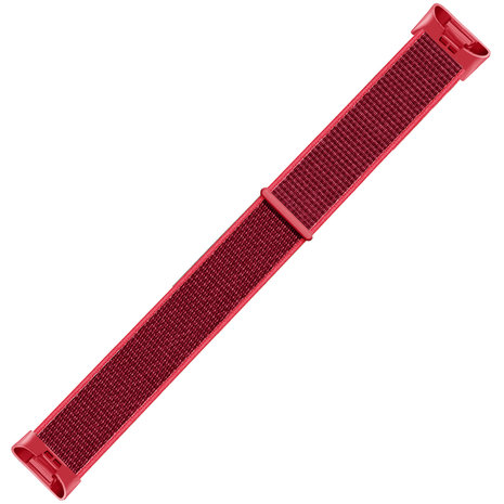 Strap-it Strap-it Bracelet nylon Fitbit Charge 3 (rouge)