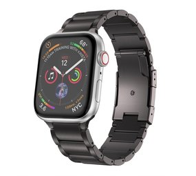 Strap-it Bracelet titane Apple Watch 8 (gris)