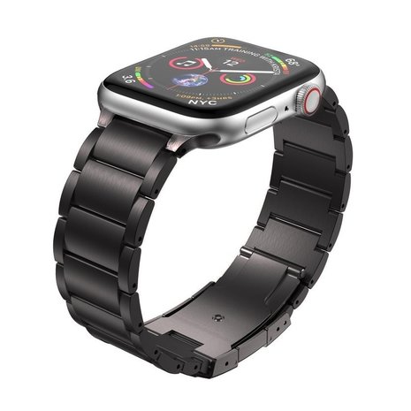 Strap-it Strap-it Bracelet titane Apple Watch 8 (gris)