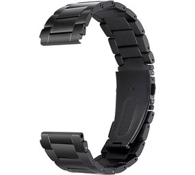 Strap-it Bracelet titane Garmin Vivomove 3s - 39mm (noir)