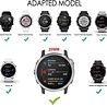 Strap-it Strap-it Bracelet Milanais Garmin Fenix 7s (argent) Strap-it Strap-it Bracelet Milanais Garmin Fenix 7s (argent)