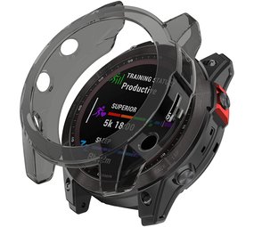 Strap-it Coque TPU Garmin Fenix 7x (Solar) TPU case (noir)