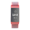 Strap-it Strap-it Bracelet nylon Fitbit Charge 4 (rose/rouge) Strap-it Strap-it Bracelet nylon Fitbit Charge 4 (rose/rouge)