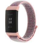 Strap-it Strap-it Bracelet nylon Fitbit Charge 3 (rose)