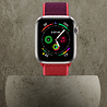 Strap-it Strap-it Bracelet nylon Apple Watch 8 (violet/rouge) Strap-it Strap-it Bracelet nylon Apple Watch 8 (violet/rouge)
