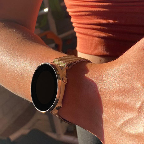 Strap-it Strap-it Bracelet Milanais Fossil Gen 5e - 42mm (or)