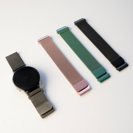Strap-it Strap-it Bracelet milanais Xiaomi Amazfit GTR (vert) Strap-it Strap-it Bracelet milanais Xiaomi Amazfit GTR (vert)