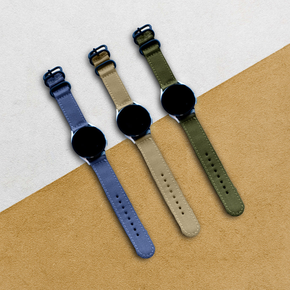 Strap-it Strap-it Bracelet nylon boucle Amazfit GTS 3 (bleu) Strap-it Strap-it Bracelet nylon boucle Amazfit GTS 3 (bleu)