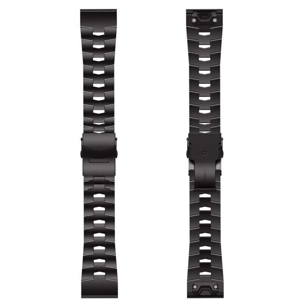 Bracelet titane Garmin Fenix 5 / 6 (graphite) 
