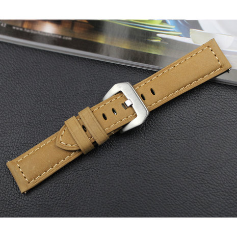 Strap-it Strap-it Bracelet cuir Fossil Gen 5 (beige)