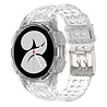 Strap-it Strap-it Bracelet silicone intégral Samsung Galaxy Watch 4 40mm (transparent) Strap-it Strap-it Bracelet silicone intégral Samsung Galaxy Watch 4 40mm (transparent)