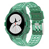 Strap-it Strap-it Bracelet silicone intégral Samsung Galaxy Watch 4 40mm (vert transparent) Strap-it Strap-it Bracelet silicone intégral Samsung Galaxy Watch 4 40mm (vert transparent)