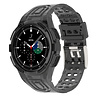 Strap-it Strap-it Bracelet silicone intégral Samsung Galaxy Watch 4 Classic 46mm (noir transparent) Strap-it Strap-it Bracelet silicone intégral Samsung Galaxy Watch 4 Classic 46mm (noir transparent)