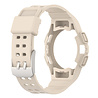 Strap-it Strap-it Bracelet silicone intégral Samsung Galaxy Watch 4 Classic 46mm (blanc ivoire) Strap-it Strap-it Bracelet silicone intégral Samsung Galaxy Watch 4 Classic 46mm (blanc ivoire)