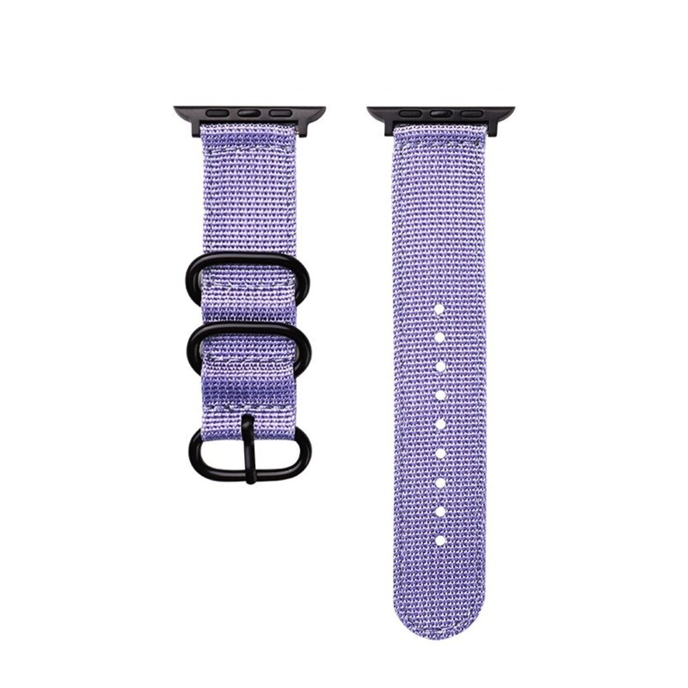 Strap-it Strap-it Bracelet à boucle en nylon Apple Watch (Lavande) Strap-it Strap-it Bracelet à boucle en nylon Apple Watch (Lavande)
