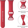 Strap-it Strap-it Bracelet Apple Watch silicone (rouge) Strap-it Strap-it Bracelet Apple Watch silicone (rouge)