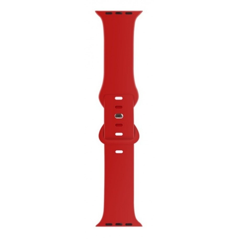 Strap-it Strap-it Bracelet Apple Watch silicone  (rouge)