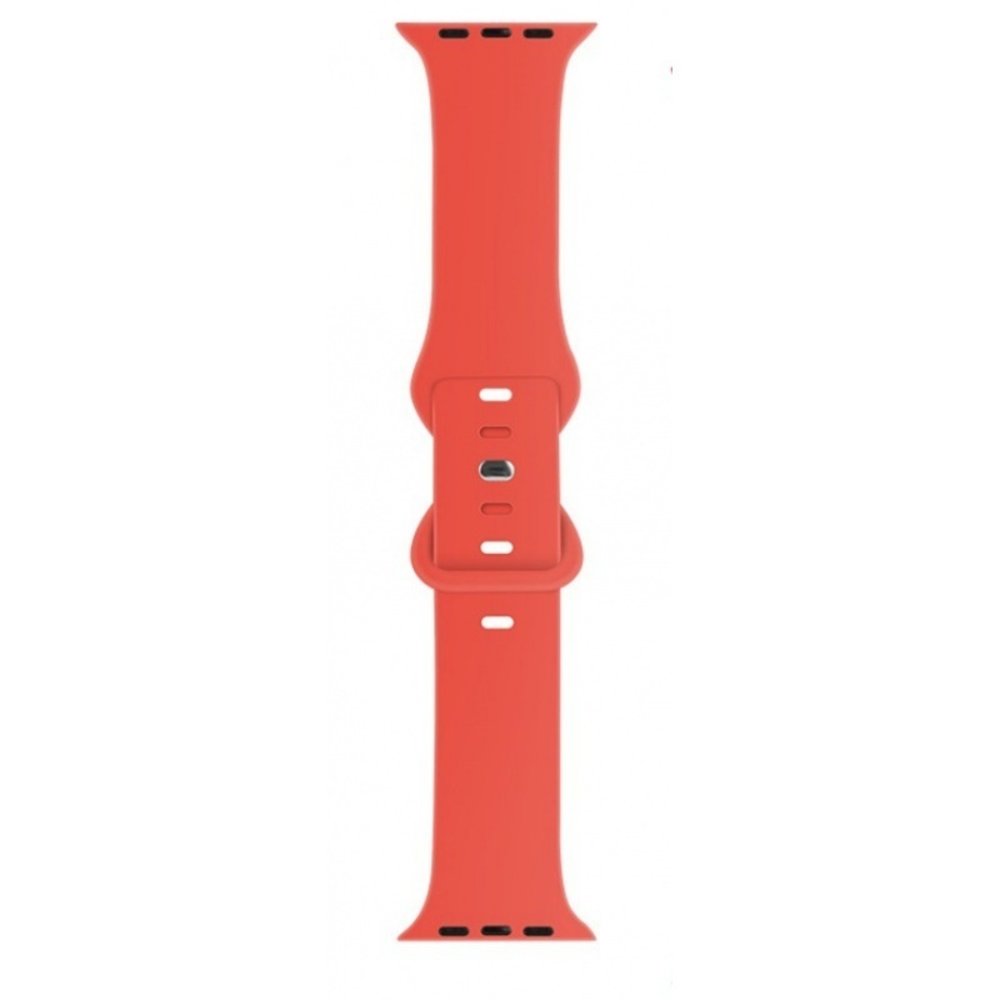 Strap-it Strap-it Bracelet Apple Watch silicone  (corail)