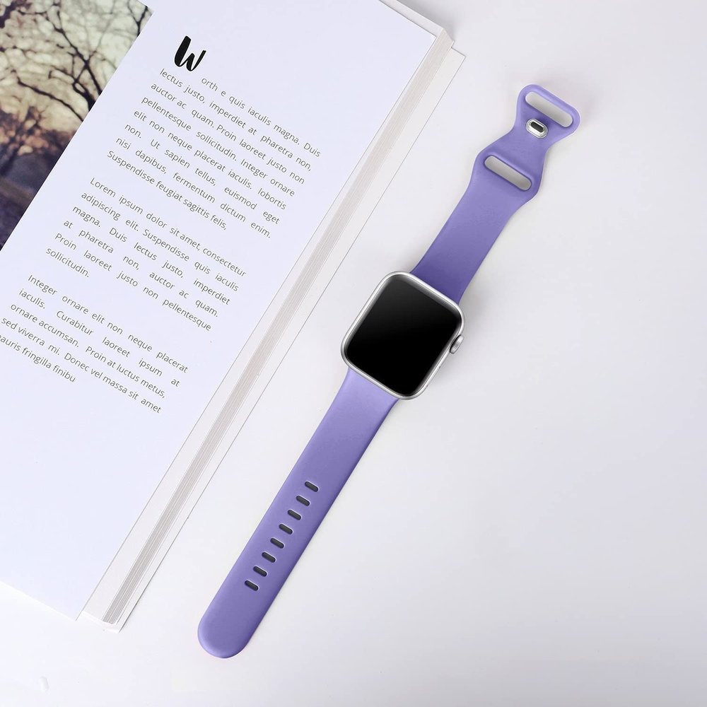 Strap-it Strap-it Bracelet Apple Watch silicone (lilas)