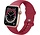 Strap-it Bracelet Apple Watch silicone (bordeaux)