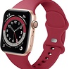 Strap-it Strap-it Bracelet Apple Watch silicone (bordeaux) Strap-it Strap-it Bracelet Apple Watch silicone (bordeaux)