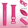 Strap-it Strap-it Bracelet Apple Watch silicone (rose vif) Strap-it Strap-it Bracelet Apple Watch silicone (rose vif)
