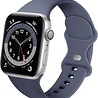 Strap-it Strap-it Bracelet Apple Watch silicone (gris-bleu) Strap-it Strap-it Bracelet Apple Watch silicone (gris-bleu)