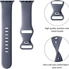 Strap-it Strap-it Bracelet Apple Watch silicone (gris-bleu) Strap-it Strap-it Bracelet Apple Watch silicone (gris-bleu)