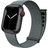 Strap-it Bracelet Apple Watch nylon (gris-vert)