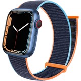 Strap-it Bracelet Apple Watch nylon (bleu foncé)
