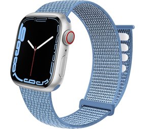 Strap-it Bracelet Apple Watch nylon (bleu)