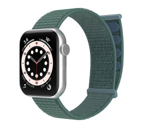 Strap-it Bracelet Apple Watch nylon (vert sapin)