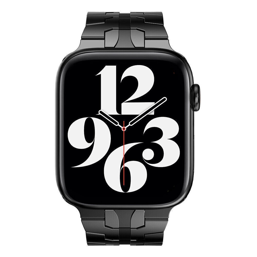 Strap-it Strap-it Bracelet acier Iron Apple Watch (noir) Strap-it Strap-it Bracelet acier Iron Apple Watch (noir)