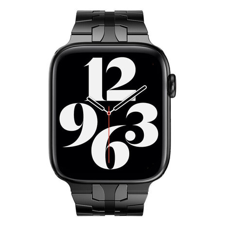 Strap-it Strap-it Bracelet acier Iron Apple Watch (noir) Strap-it Strap-it Bracelet acier Iron Apple Watch (noir)
