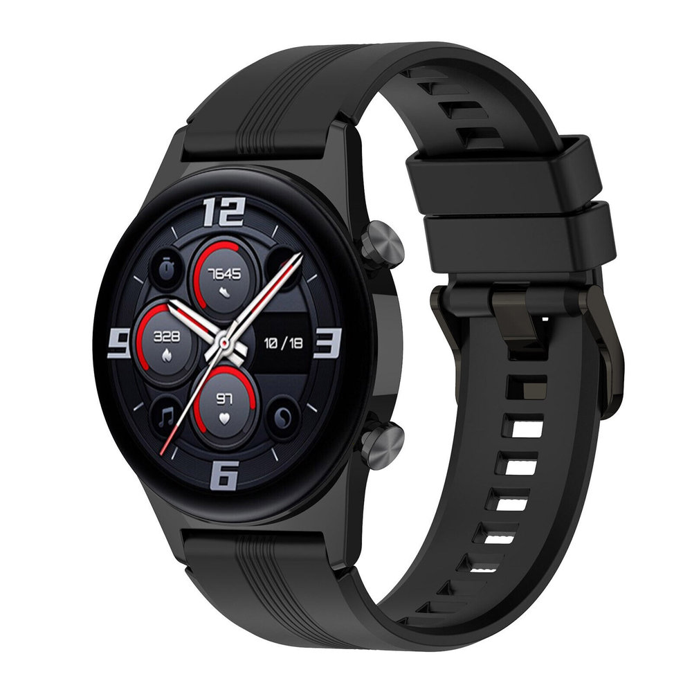 Strap-it Strap-it Bracelet silicone Honor Watch GS 3 (noir)