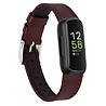 Strap-it Strap-it Bracelet cuir Fitbit Inspire 3 (marron foncé) Strap-it Strap-it Bracelet cuir Fitbit Inspire 3 (marron foncé)