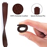 Strap-it Strap-it Bracelet cuir Fitbit Inspire 3 (marron foncé) Strap-it Strap-it Bracelet cuir Fitbit Inspire 3 (marron foncé)
