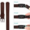 Strap-it Strap-it Bracelet cuir Fitbit Inspire 3 (marron foncé) Strap-it Strap-it Bracelet cuir Fitbit Inspire 3 (marron foncé)