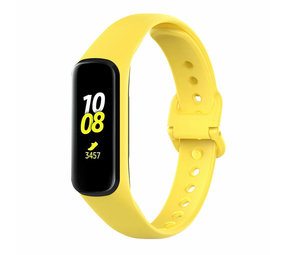 Strap-it Bracelet silicone Samsung Galaxy Fit 2 (jaune)