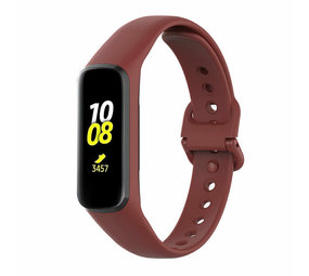 Strap-it Bracelet silicone Samsung Galaxy Fit 2 (bordeaux)