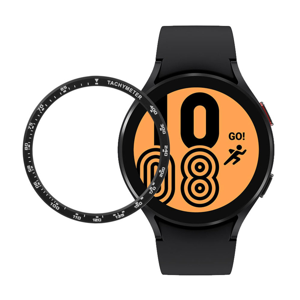 Strap-it Strap-it Samsung Galaxy Watch 4 40mm lunette vitesse (noir)