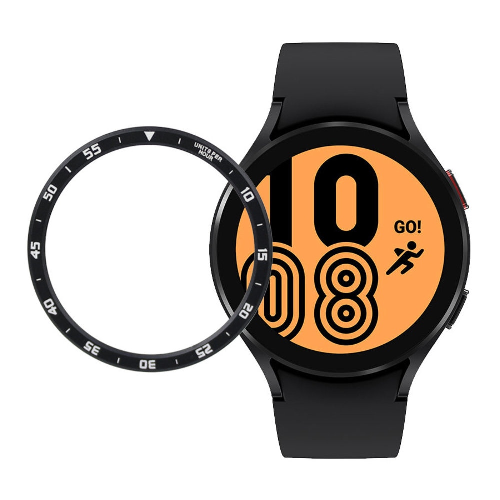 Strap-it Strap-it Samsung Galaxy Watch 4 40mm lunette temps (noir)