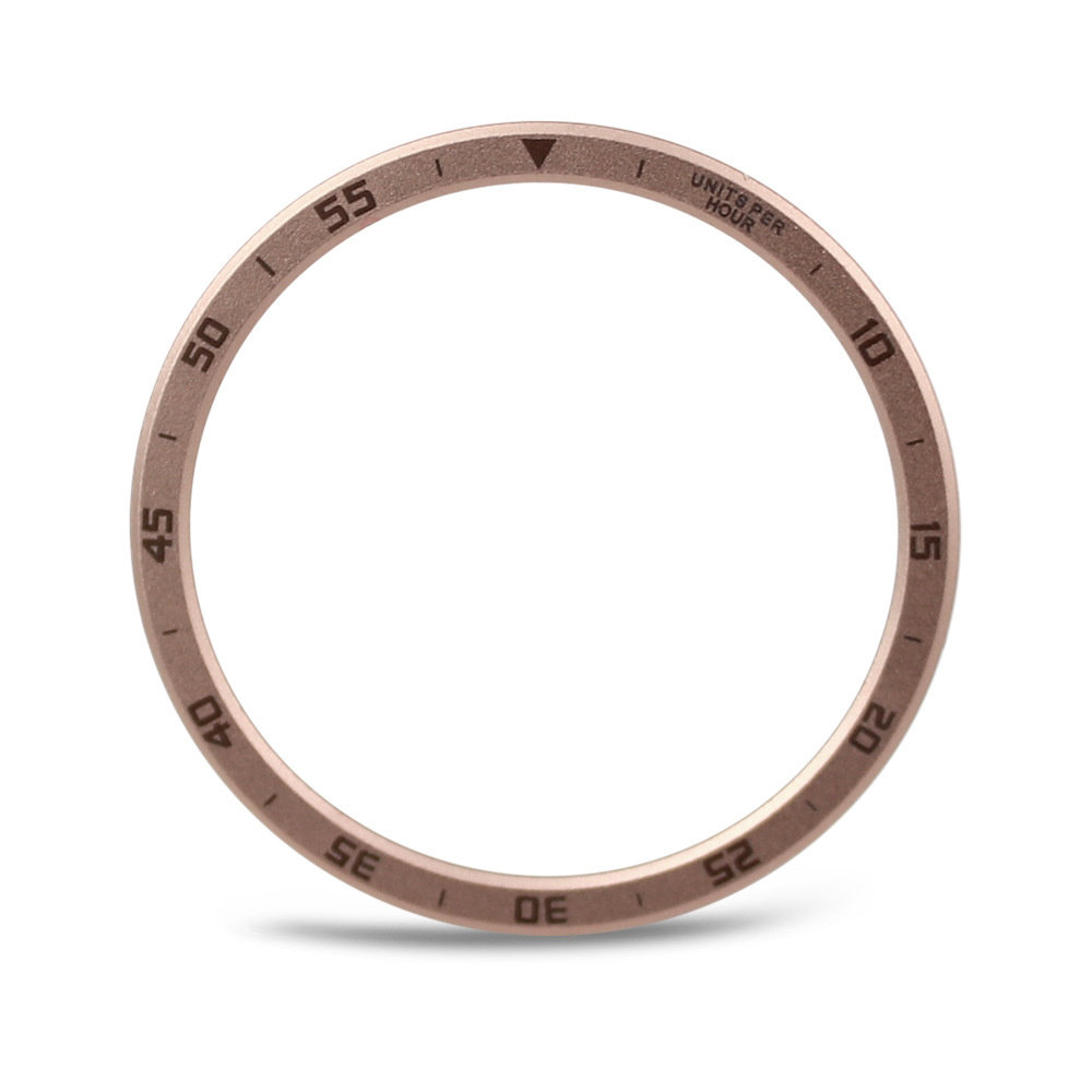 Strap-it Strap-it Samsung Galaxy Watch 4 40mm lunette temps (or cerise)