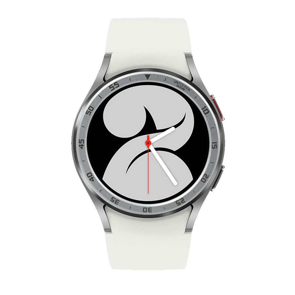 Strap-it Strap-it Samsung Galaxy Watch 4 44mm lunette temps (argent)