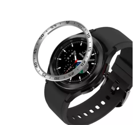 Strap-it Samsung Galaxy Watch 4 Classic 46mm lunette temps (argent)