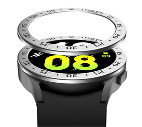 Strap-it Samsung Galaxy Watch 5 44mm lunette temps (argent)